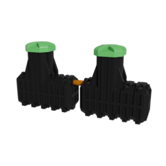 Септик ЭКОбокс эконом 4000 ИРПЛАСТ (как Байкал) Ирпласт 4000 л./ 1600 л. в сутки / 4-6 чел. / самотечный сброс (3840x780x1960см;200кг;черный) - арт.560370