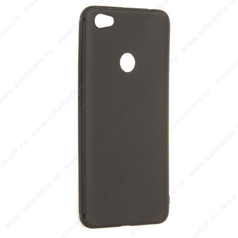 Накладка силиконовая Soft Touch ультра-тонкая для Xiaomi Redmi Note 5A черный
