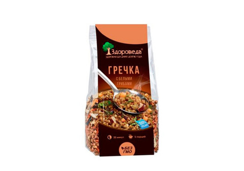 Гречка с белыми грибами Здороведа, 250г