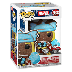 Фигурка Funko POP! Bobble Marvel Holiday Gingerbread Thor (DGLT) (Exc) 58235