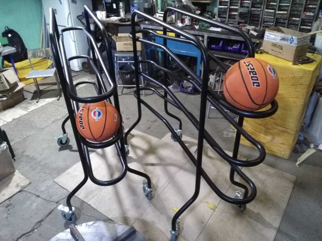 Тележка для баскетбольных мячей Spalding 63763