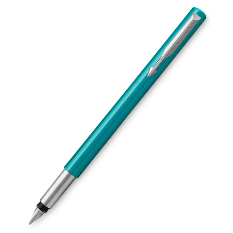 Ручка перьевая Parker Vector Standard F01, Blue-Green CT, F (2025460)