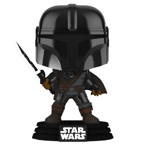 Фигурка Funko POP! Bobble Star Wars Mandalorian Mandalorian with Darksaber (GW/MT) (Exc) 58797