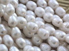 Жемчуг рис натуральный, 7,3-8мм, 4А
