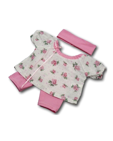 Летний  костюм - Розовый. Одежда для кукол, пупсов и мягких игрушек.