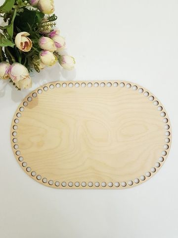 Wooden rounded Rectangle 30*20 cm