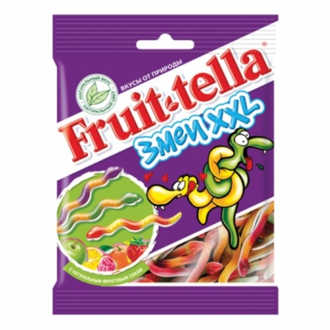 Мармелад жев FRUIT-TELLA Змеи XXL 70 г Perfetti Van Melle РОССИЯ