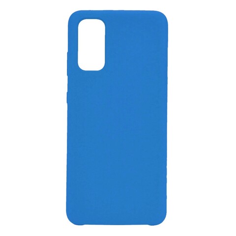 Силиконовый чехол Silicone Cover для Samsung Galaxy Note 20 (Синий)