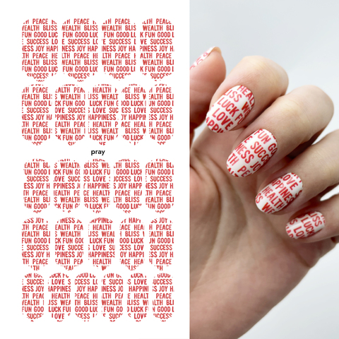 ПЛЕНКИ NAIL WRAPS PRAY