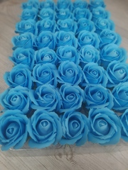 Мыльная роза Бирюзовая 6см. 1шт.
