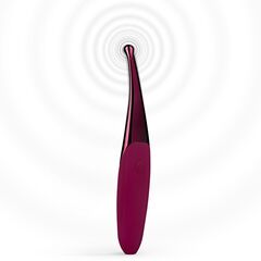 Фиолетовый точечный вибромассажер Senzi Vibrator - 14,7 см. - 