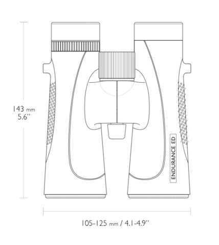 БИНОКЛЬ HAWKE ENDURANCE ED 10X42 (BLACK)