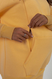 Утепленный спортивный костюм для беременных и кормящих 13125 абрикосовый