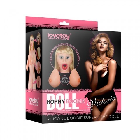 Надувная секс-кукла Lovetoy Love Doll, силикон, блондинка