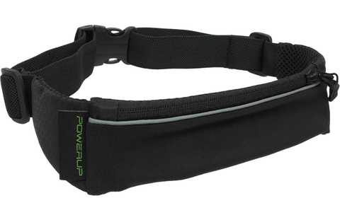 Поясная сумка на молнии Powerup Elastic Black маленькая