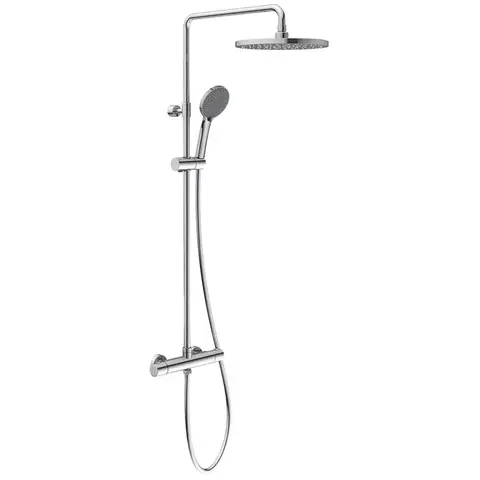 Villeroy&Boch  TVS00000600061 Душевая стойка, Villeroy&Boch, смеситель-в комплекте, тип регулирования воды-термостатический картридж, верхний душ-есть, форма верхнего душа-круглая, размер верхнего душа-200, держатель верхнего душа-есть, вынос, мм-400