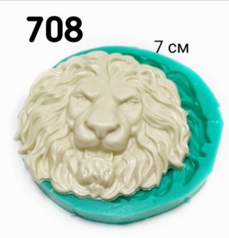 Молд Голова льва, Арт.PO-0708, силикон