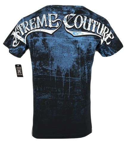 Xtreme Couture | Футболка мужская DEALER BLACK X731BL от Affliction спина