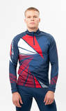 Элитный лыжный гоночный комбинезон Nordski Heat Blue/Red