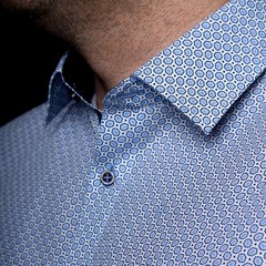 Рубашка Venti Modern Fit 103368900-100 с позитивным принтом