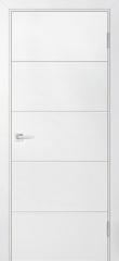 Дверь Смальта-Лайн 03u / Цвет Белый ral 9003 / Двери ТЕКОНА