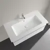 Villeroy&Boch 4104AL01 Раковина, Villeroy&Boch, Venticello, ширина, мм-1000, глубина, мм-500, высота, мм-170, тип установки-на тумбу, отверстия для смесителя-1 сквозное, 2 промаркированных, с переливом, материал-керамика, цвет-альпийский белый