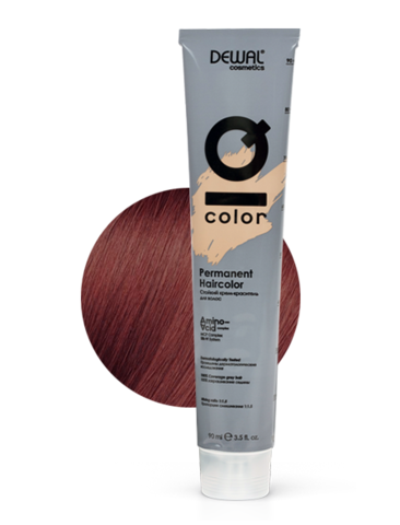Краситель перманентный 5.66 Light intense red brunette IQ COLOR DEWAL Cosmetics, 90 мл