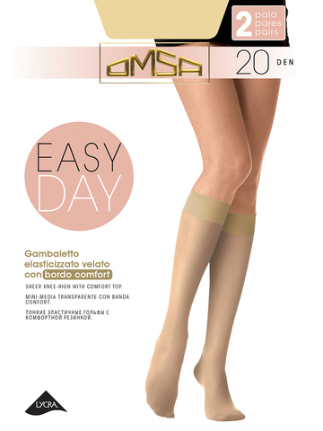 Гольфы Easy Day 20 (2 пары) Omsa