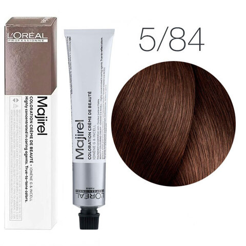 L'Oreal Professionnel Majirel 5.84 (Светлый шатен мокка медный) - Краска для волос