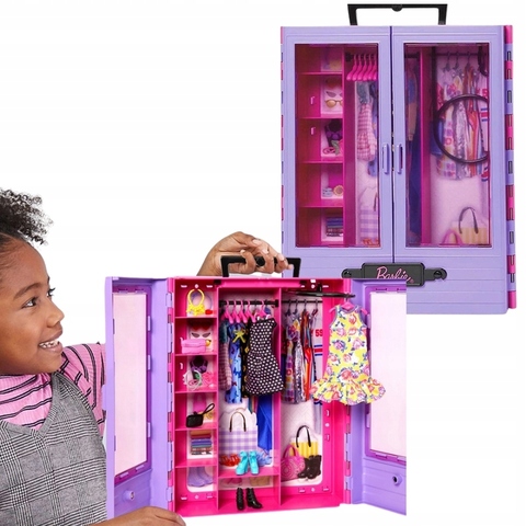 Новый розовый гардероб Mattel для Barbie Mtl-HJL65