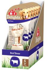 8in1 DELIGHTS Beef S косточки с говядиной для мелких собак 11 см