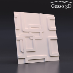 Гипсовая 3D панель Окна