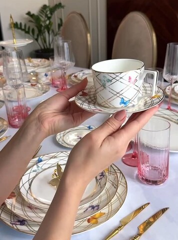 Чайная пара First Lady Танец бабочек