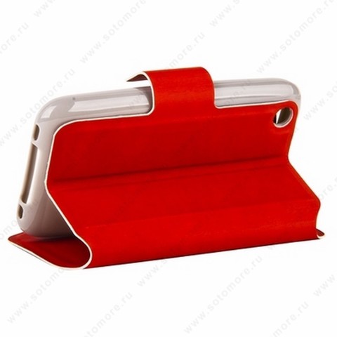 Чехол-книжка Kooso Melkco для iPhone 3Gs/ 3G - Kooso Koka Book case Red