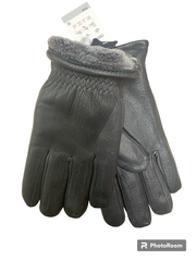 Кожа оленя.На меху.Перчатки.Мужские. 5 в упаковке.