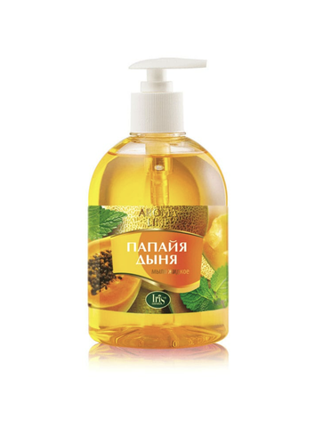 Aroma Line Мыло жидкое Папайя и дыня с дозатором 500 мл. Iris