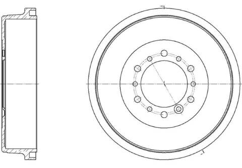 Барабан тормозной G-brake  GD-06209