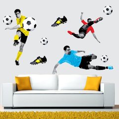 Спорт 3D наклейка футболисты