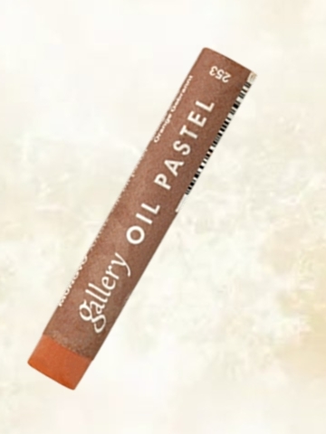 Пастель масляная мягкая профессиональная MUNGYO Gallery Жжёно - оранжевый №253 (3шт)