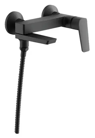 Смеситель для ванны BELZ B60715-7 короткий излив, латунь, черный