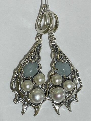 Дана (серьги из серебра)