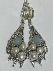 Дана (серьги из серебра)