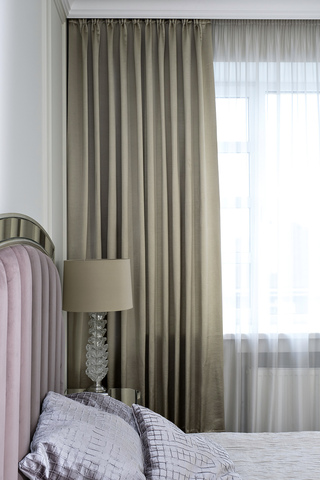 Портьера 300х260 Garda Decor Euphoria 12 оливковая