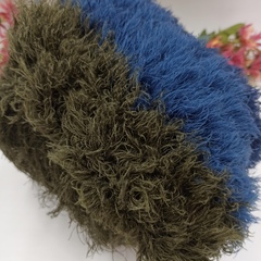 Fur Glamour Pura Lana Italia Мериносовый Мех Мох 130м/100гр