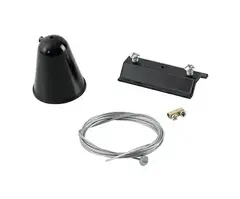 Подвесное крепление для однофазной трековой системы Vaes 2TRA, цвет чёрный