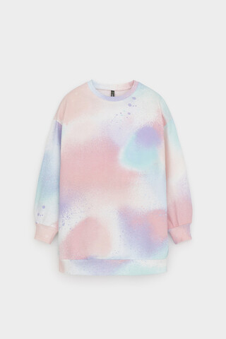 джемпер  для девочки  КР 302671/разноцветный спрей