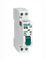 автоматический выключатель 1п 16А DEKraft