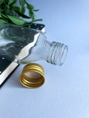 Баночки стеклянные с винтовой крышкой, 50 мл, 5,5*2,5*10,5 см, набор 3 шт.