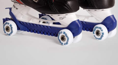 Чехлы-Роллеры для коньков MAD GUY синие