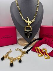 Браслет-цепь SCHIAPARELLI TOOTH с подвесками зубы